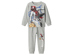 Name It grey melange Spiderman pajamas